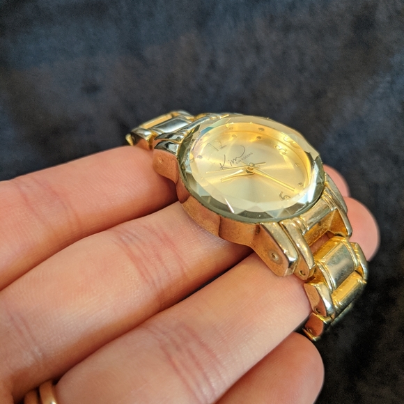 $$$ Kim Rogers gold stainless steel case watch - Picture 4 of 9